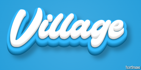 Village Effetto testo