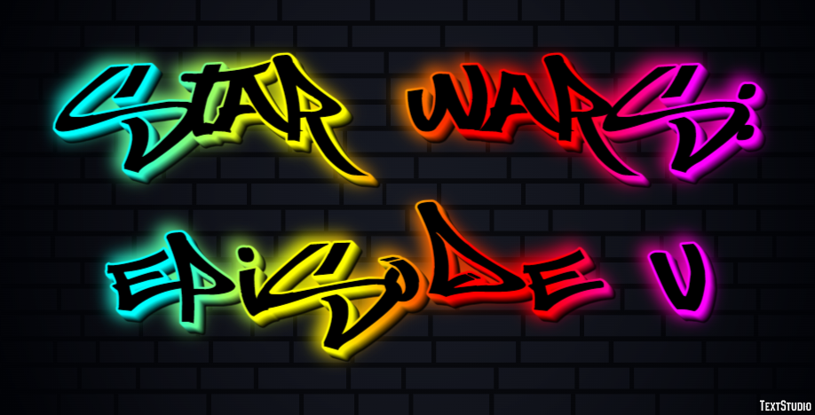 Star Wars: Episode V Text Effect