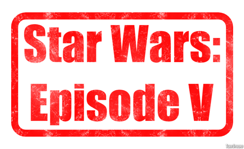 Star Wars: Episode V Text effect
