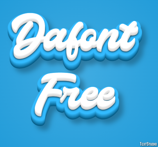 Dafont Free Text Effect