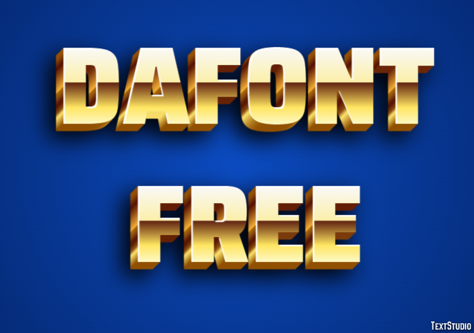Dafont Free Text Effect