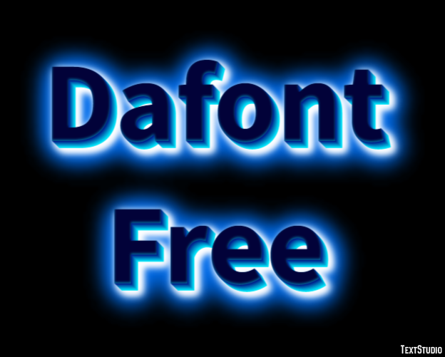 Dafont Free Text Effect