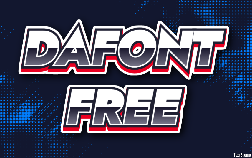 Dafont Free Text Effect