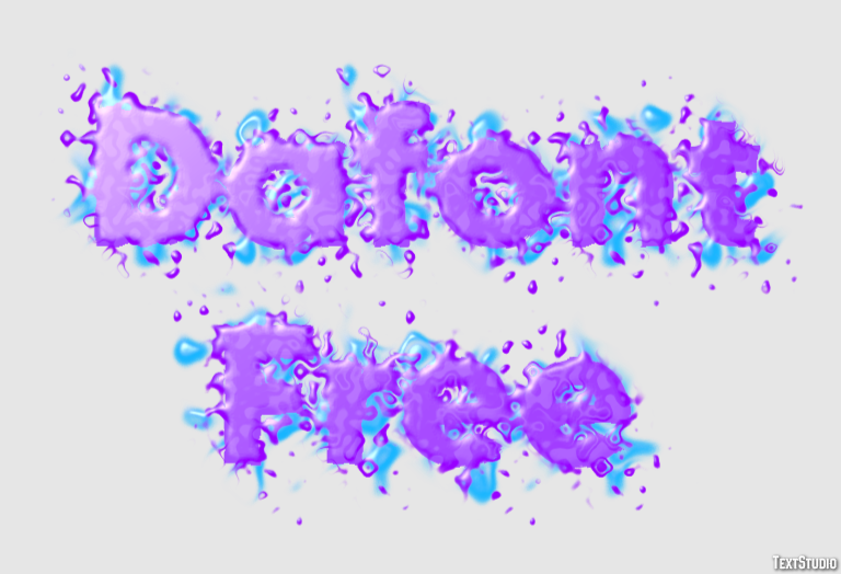 Dafont Free Text Effect