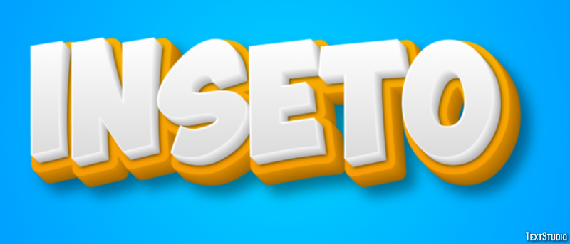 Inseto Efeito de texto
