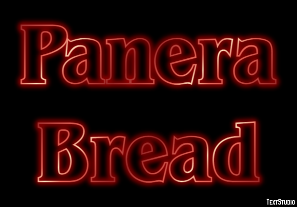 Panera Bread Effetto testo