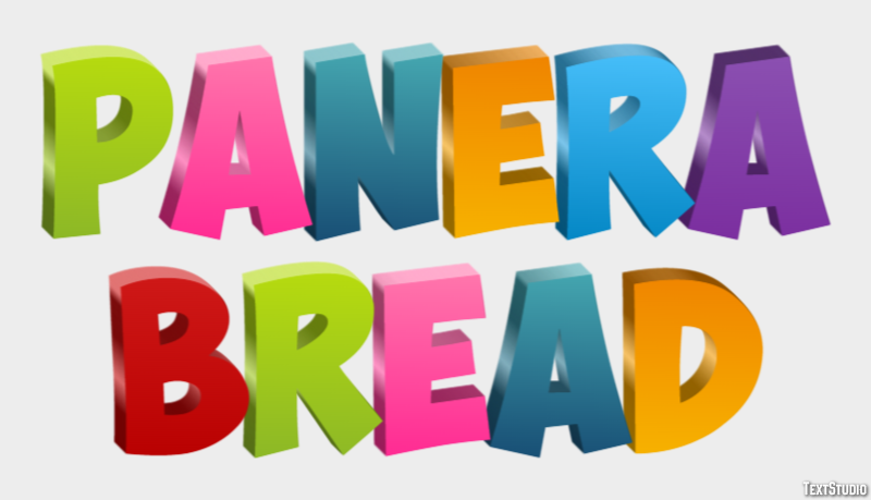 Panera Bread Effetto testo