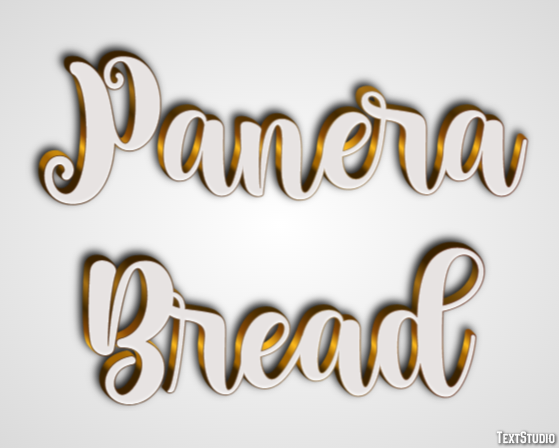 Panera Bread Effetto testo