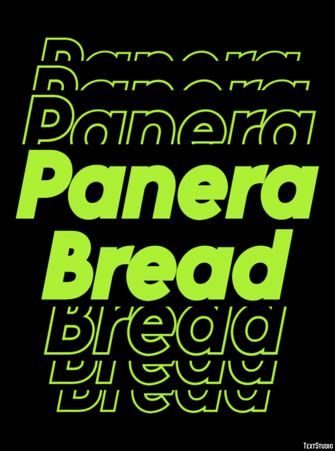 Panera Bread Effetto testo