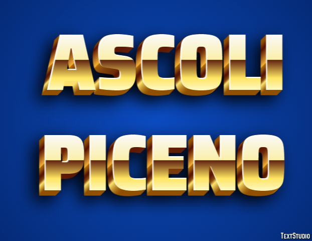 Ascoli Piceno Effetto testo