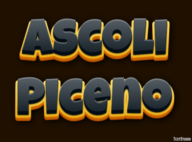 Ascoli Piceno Effetto testo