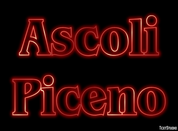 Ascoli Piceno Effetto testo