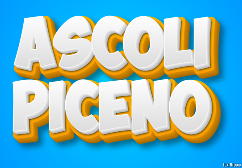 Ascoli Piceno Effetto testo