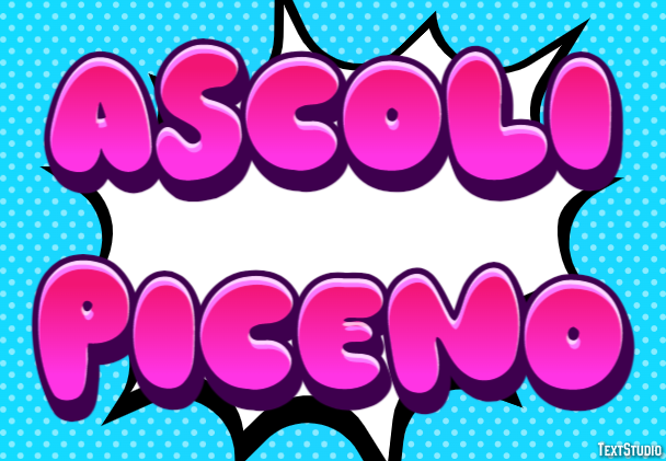 Ascoli Piceno Effetto testo