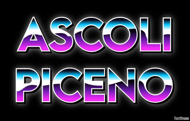 Ascoli Piceno Effetto testo