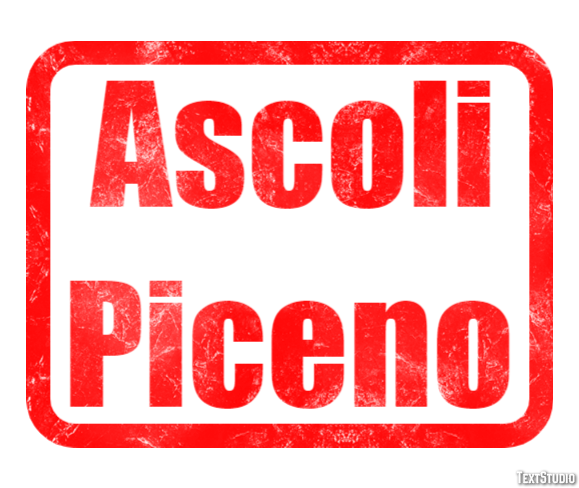 Ascoli Piceno Effetto testo
