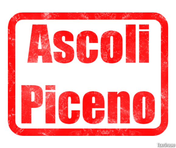 Ascoli Piceno Effetto testo