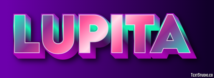 Lupita Efecto de Texto