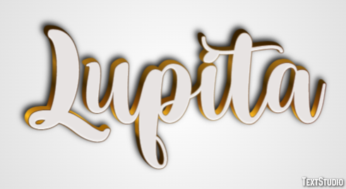 Lupita Efecto de Texto