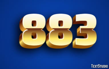 883 Text Effect