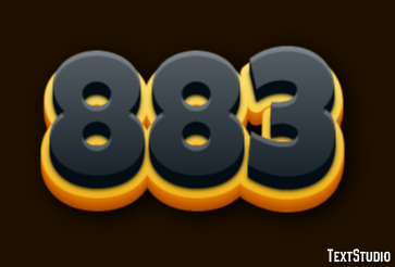 883 Text Effect