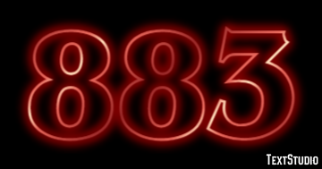883 Efecto de Texto