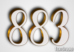 883 Text Effect