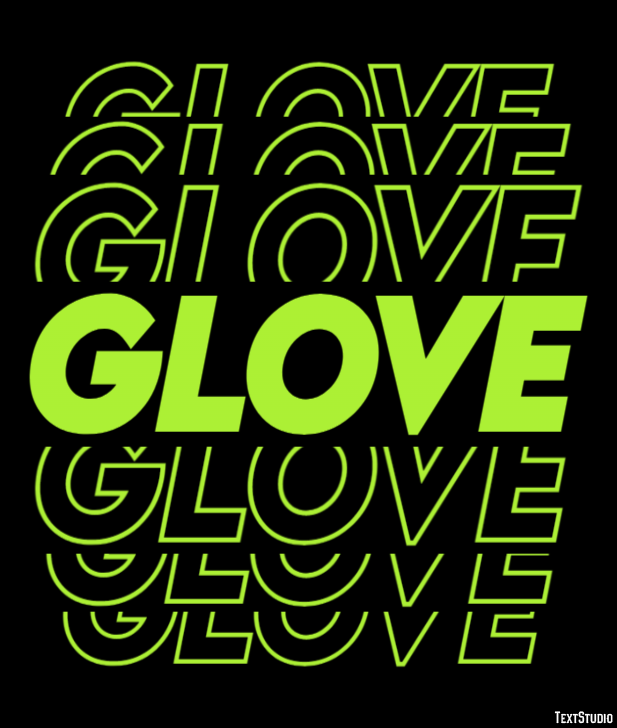 Glove Text Effect