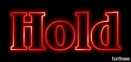 Hold Text Effect