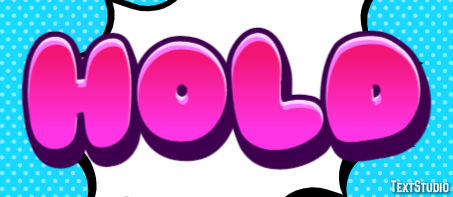 Hold Text Effect