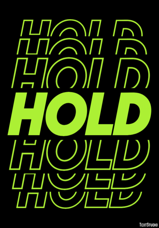 Hold Text Effect