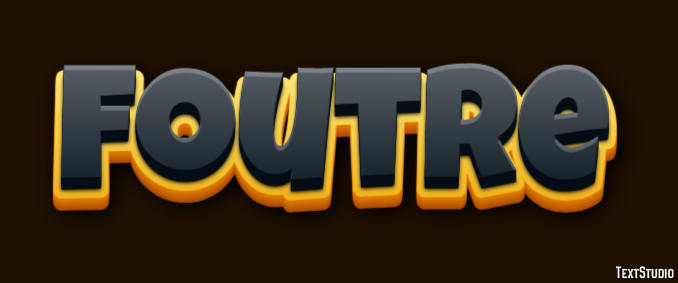 Foutre Effet de Texte
