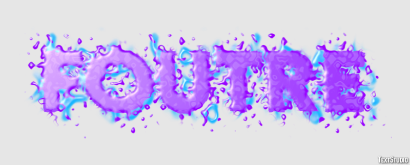 Foutre Effet de texte