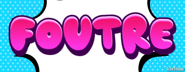 Foutre Tekst Effect