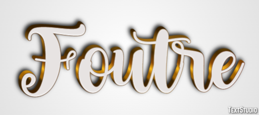 Foutre Efecto de Texto