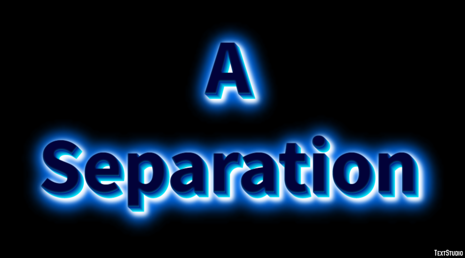 A Separation Efekt tekstowy