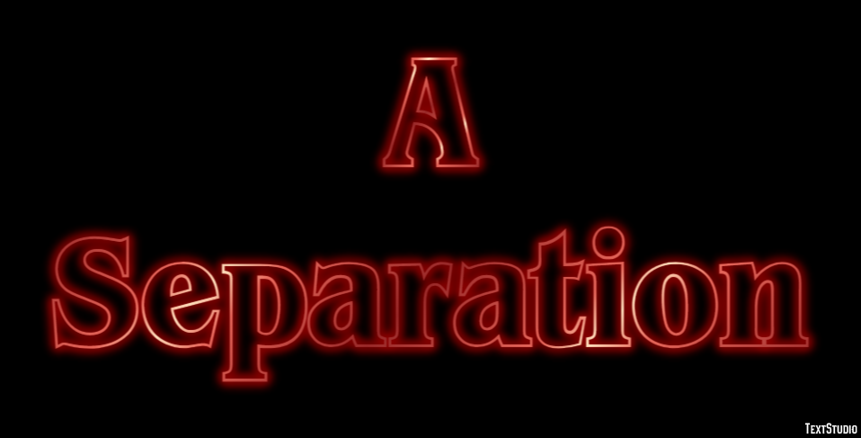 A Separation Efekt tekstowy