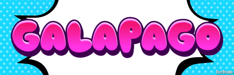 Galápago Efeito do texto