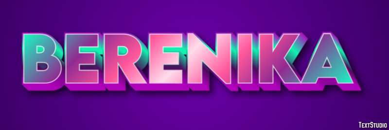 Berenika Texteffekt