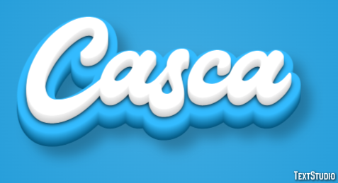 Casca Efeito de texto