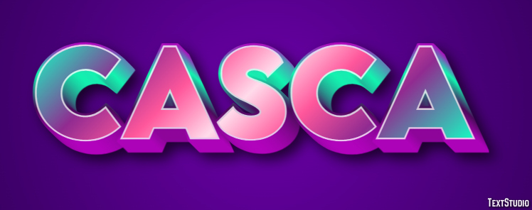 Casca Efeito de texto