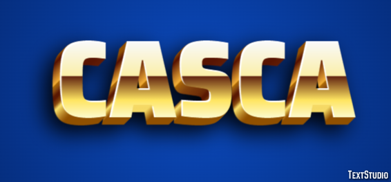Casca Efeito de texto