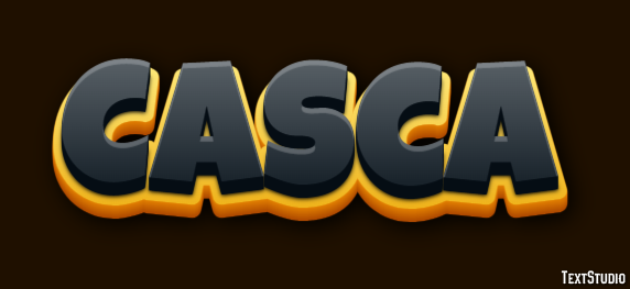 Casca Efeito de texto