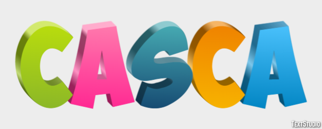Casca Efeito de texto