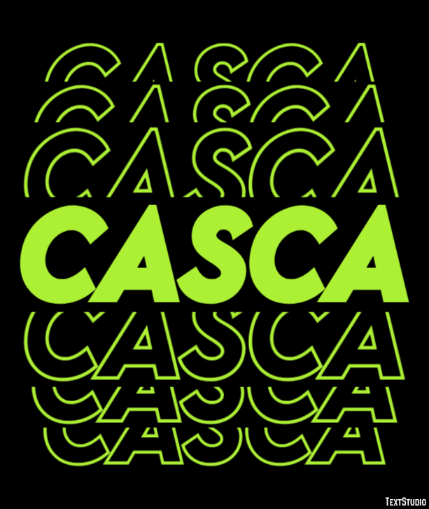 Casca Efeito de texto
