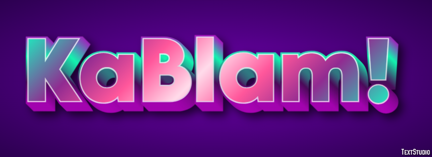 KaBlam! Text Effect