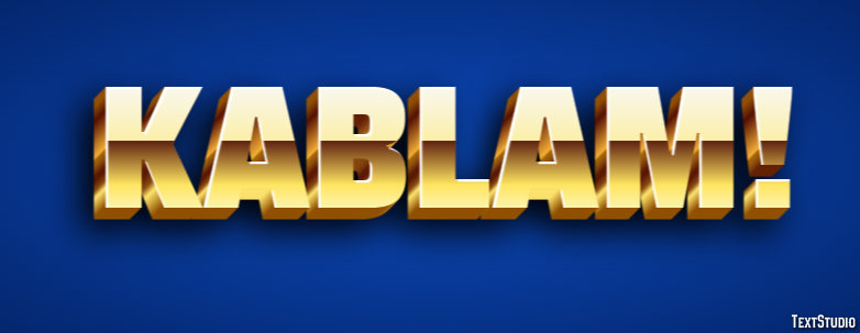 KaBlam! Text Effect