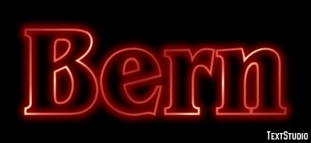 Bern Tekst Effect