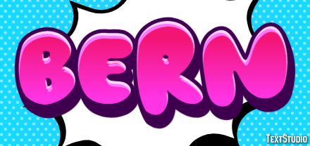 Bern Efecto de Texto