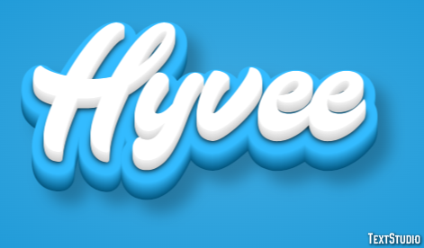 Hyvee Tekst Effect